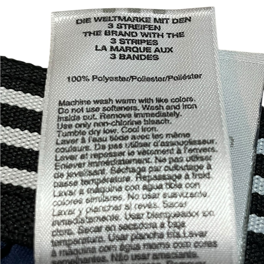 adidas women’s size extra large Navy Blue Athletic Shorts with White Trim - Picture 4 of 8